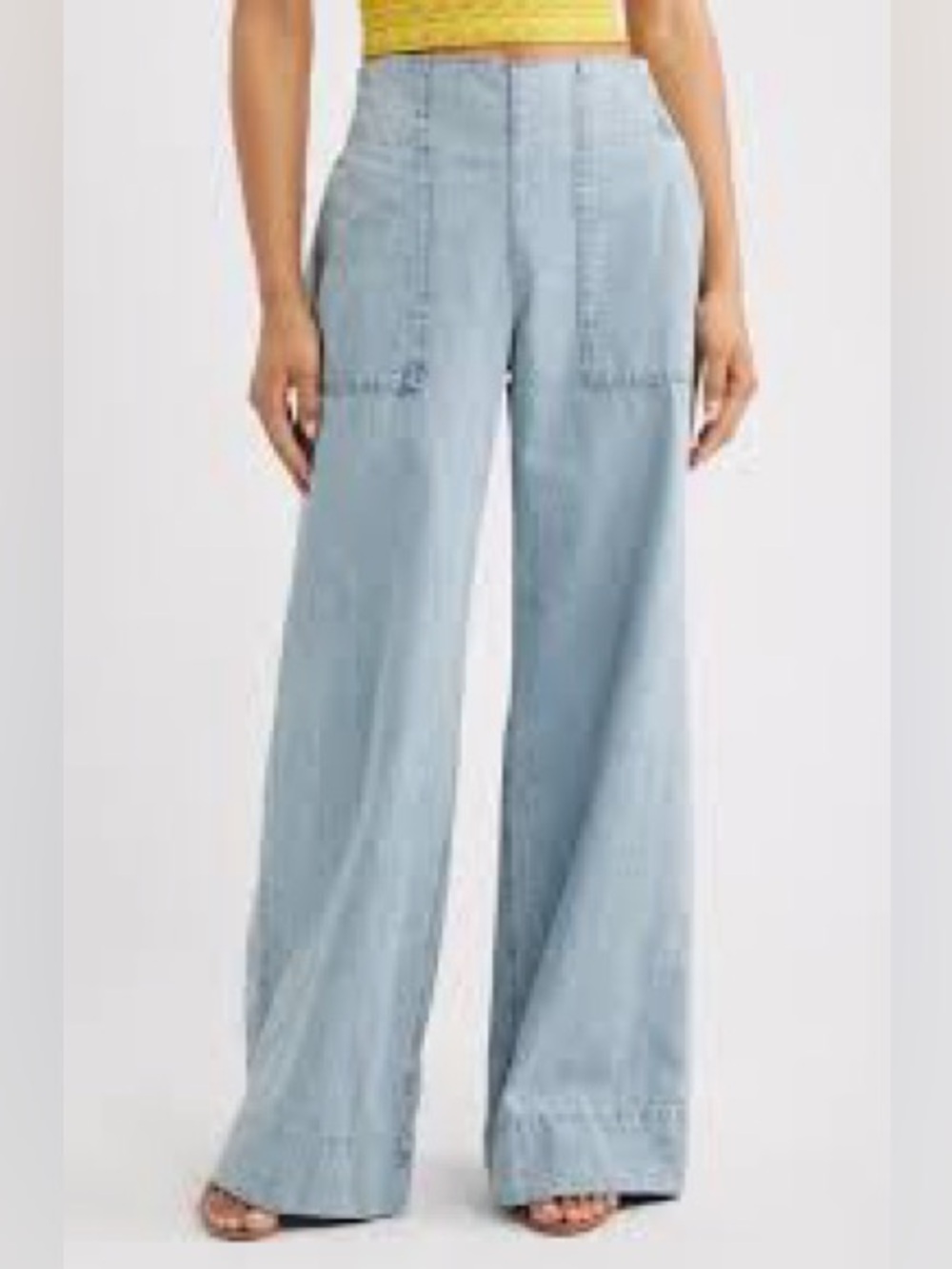 Free People "We The Free" Breezy Denim Pull-On Jeans Sz XS